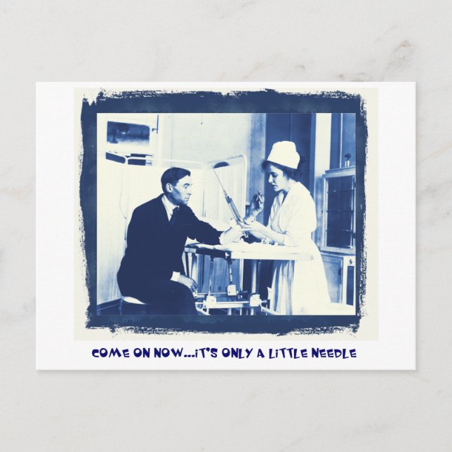 Flu Shots Vykort (Framsida)