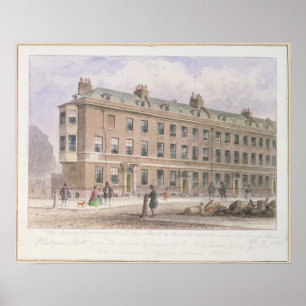 Fludyer Street tittar till parlamentet Poster