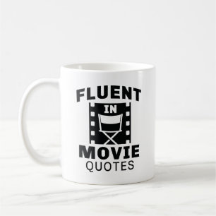 Fluent i filmcitat kaffemugg