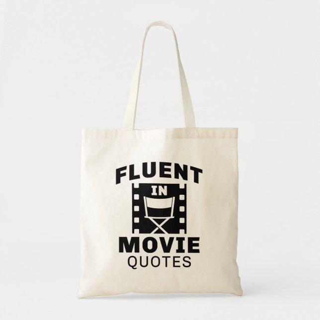 Fluent i filmcitat tygkasse (Framsidan)