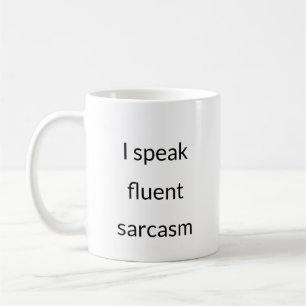 Fluent i Sarkasm - Fet personlighet Mugg