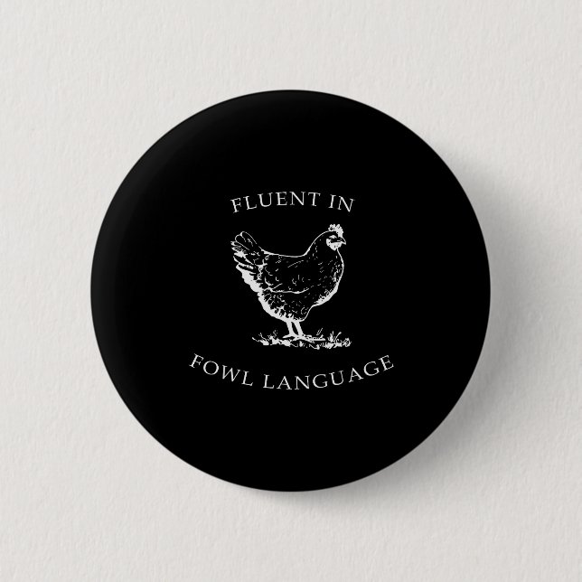 Fluent In Fowl Language Funny Chicken Lovers Fathe Knapp (Framsida)