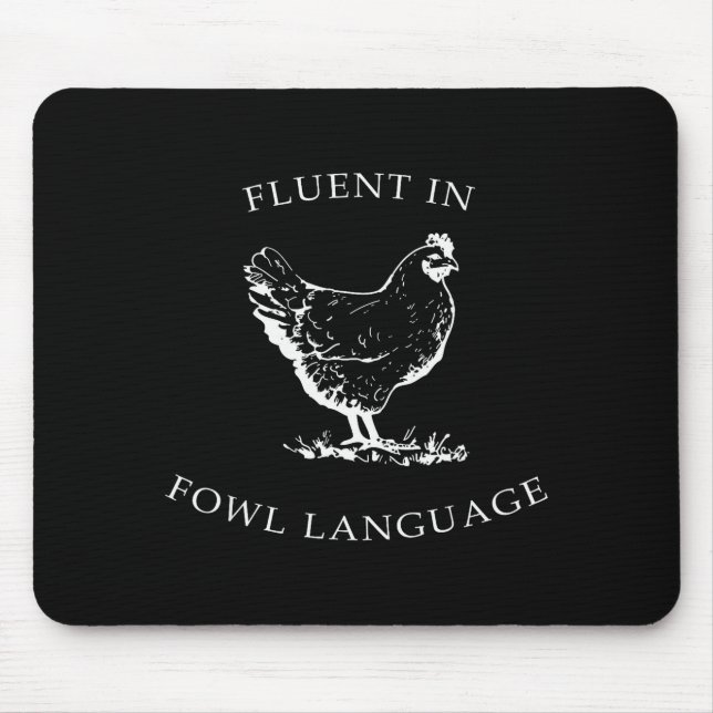 Fluent In Fowl Language Funny Chicken Lovers Fathe Musmatta (Framsidan)