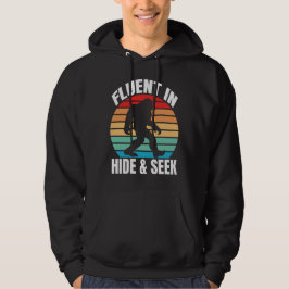 Fluent in Göm och Seek Funny Bigfoot Hoodie