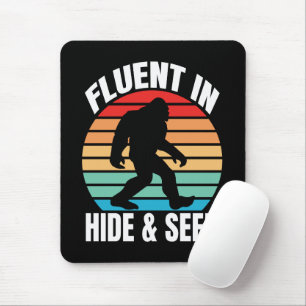 Fluent in Göm och Seek Funny Bigfoot Musmatta