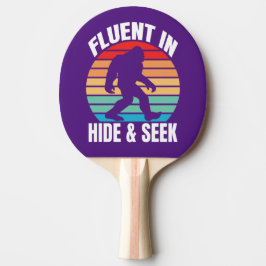 Fluent in Göm och Seek Funny Bigfoot Pingisracket