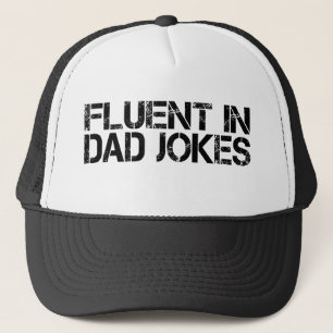 Fluent in Pappa Joke Funny Far's Day Keps