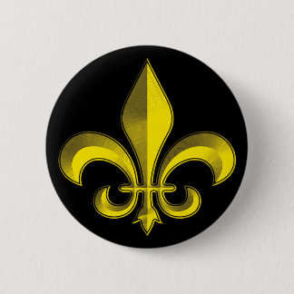 Fluer de Art Bevel Guld Fresco Knapp