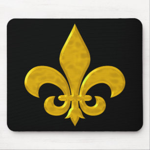 Fluer de Lis Hammered Guld Musmatta