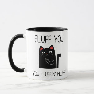 FLUFF DIG DU FLUFF Cat Mugg