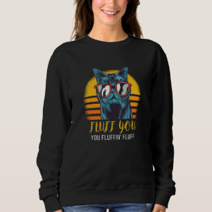Fluff du fluffin Fluff Funny Cat Lover Retro T Shirt