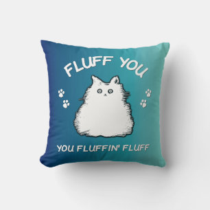 Fluff du fluffin Fluff Kattunge Kudde