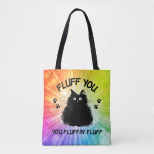 Fluff du fluffin Fluff Kattunge Tygkasse