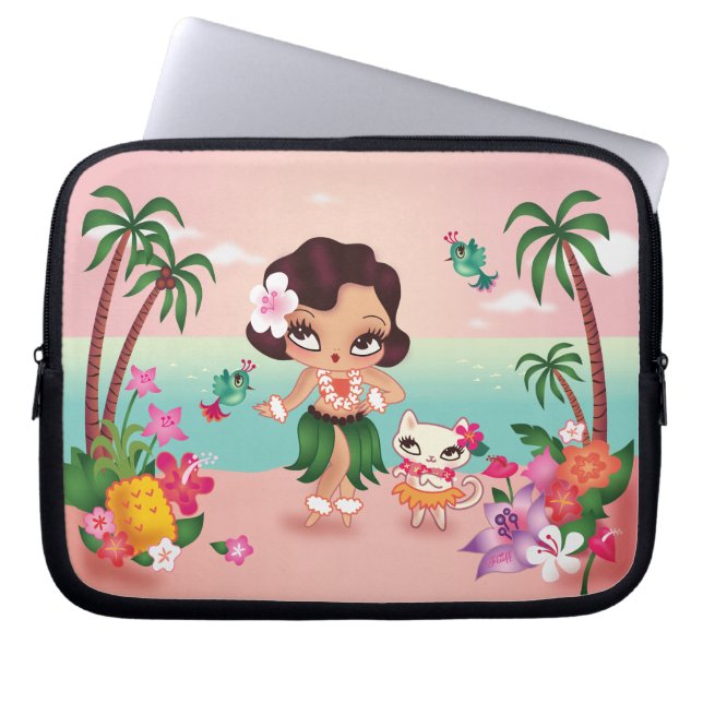Fluff Hula Lulu Laptop sleeve (Framsidan)