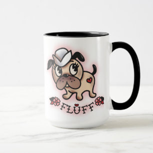 Fluff Monty Sailor Pug Mugg