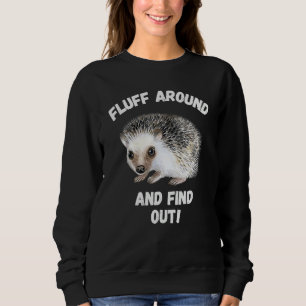 Fluff runt Få reda på Igelkott Meme Sarksatisk Hum T Shirt