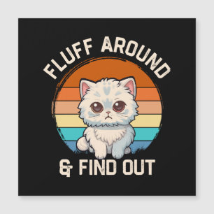 Fluffa runt och ta reda på rolig retro katt