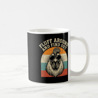 Fluffa Runt Och Ta Reda På Rolig Tupp Meme Höna Kaffemugg