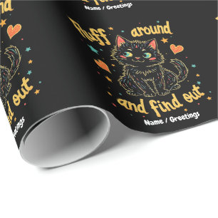 Fluffa runt och upptäck den perfekta memen  presentpapper