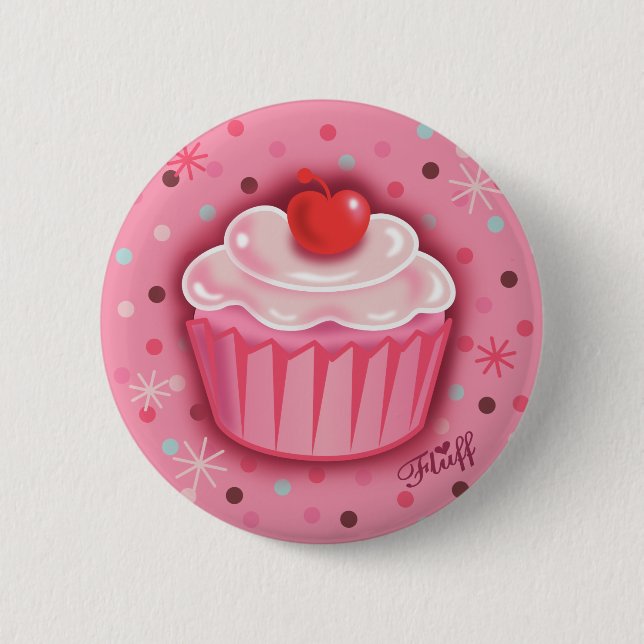FluffCakes-Rosa Knapp (Framsida)