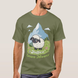 Fluffiest Lawn Mower – Adorable Blacknose Sheep T Shirt