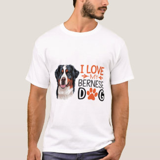 Fluffig Berner Sennenhund T Shirt
