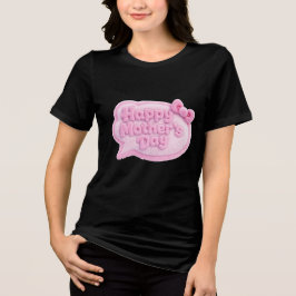 Fluffig Gradient Mors Dag T Shirt