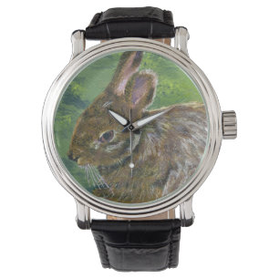 Fluffig kanin armbandsur