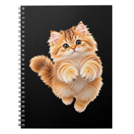 Fluffig kattunge anteckningsbok