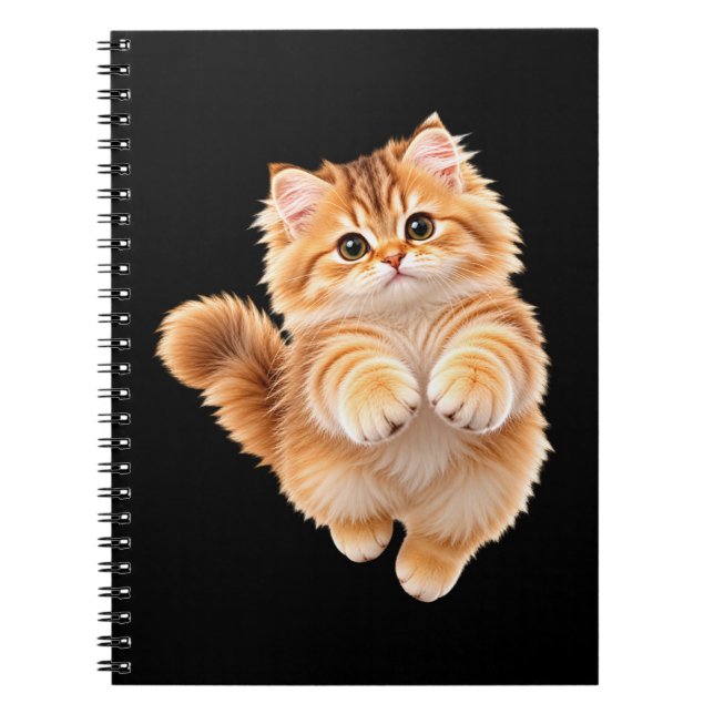 Fluffig kattunge  anteckningsbok (Framsidan)