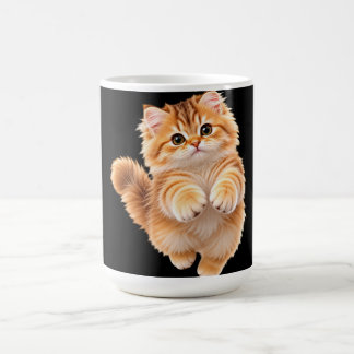 Fluffig kattunge kaffemugg