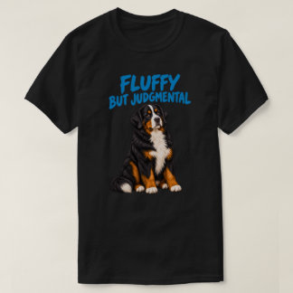 Fluffig men dömande Berner Sennenhund T Shirt