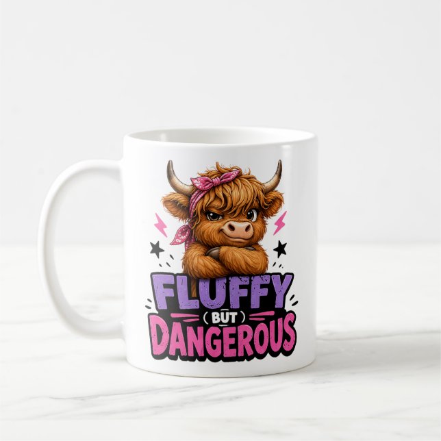 Fluffig men farlig kaffemugg (Vänster)