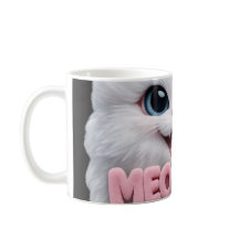 Fluffig Meoww Kattmugg