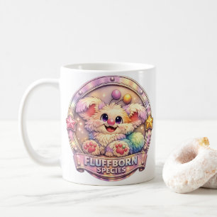 Fluffig och luddig - Fluffborn Species Kaffemugg