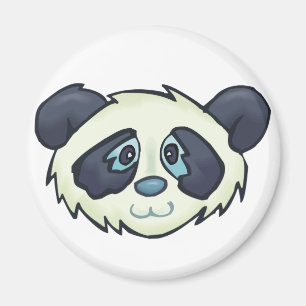Fluffig Panda Magnet