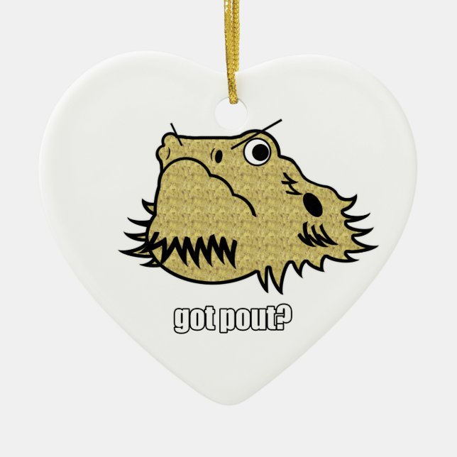 Fluffig prydnad julgransprydnad keramik (Framsidan)