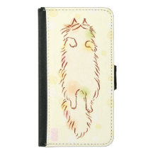 Fluffig sömnig katt