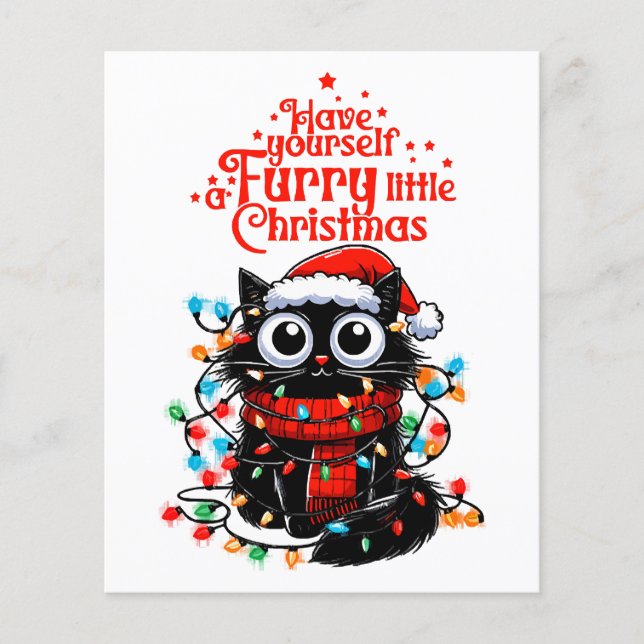 Fluffiga lilla jul  (Framsida)