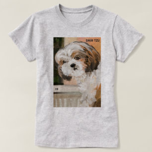 "Fluffiga Shih Tzu ", T Shirt