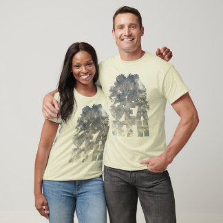 Fluffiga Vita Moln T-shirt