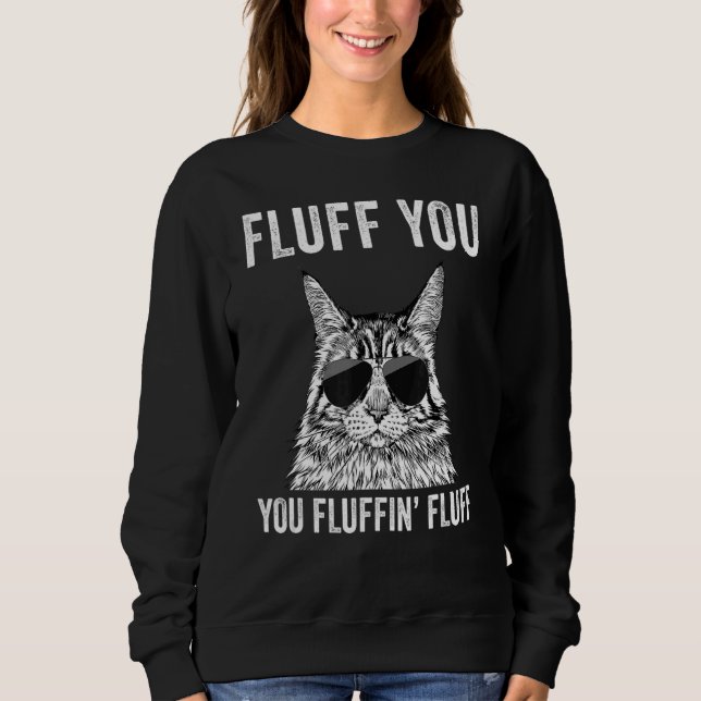 Fluffin Fluffin Fluffy Maine Coon Ca T Shirt (Framsida)