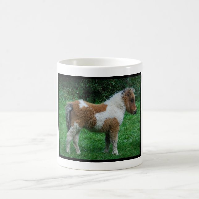 Fluffy Adsible Dartmoor Pony Kaffemugg (Center)