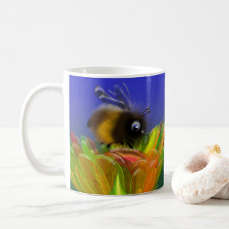 Fluffy bee Invitation Kaffemugg