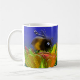 Fluffy bee Invitation Kaffemugg