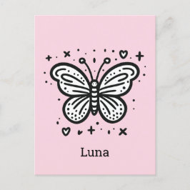 Fluffy Buffalo Baby - Kawaii Farm Animal Vykort