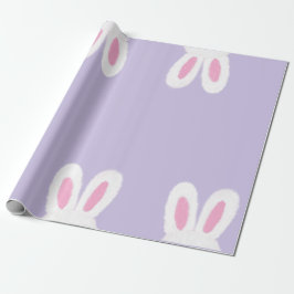 Fluffy bunny babydusch presentpapper