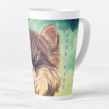 Fluffy Cat Cloud Nine Latte Mugg