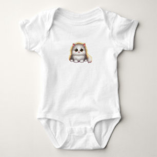 Fluffy cat i en dröm t shirt