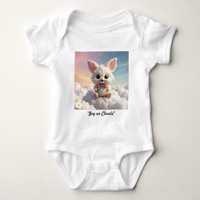 Fluffy Cloud Hopper T Shirt (Framsida)